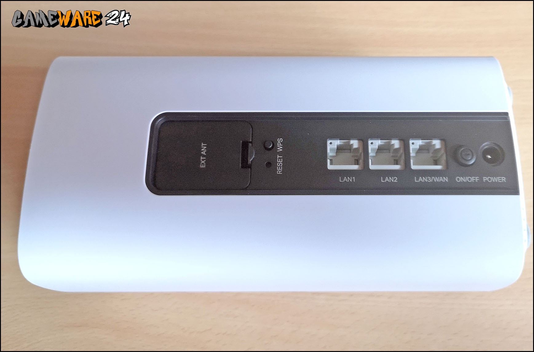 Bis zu 3 LAN-Kabel können direkt angeschlossen werden.