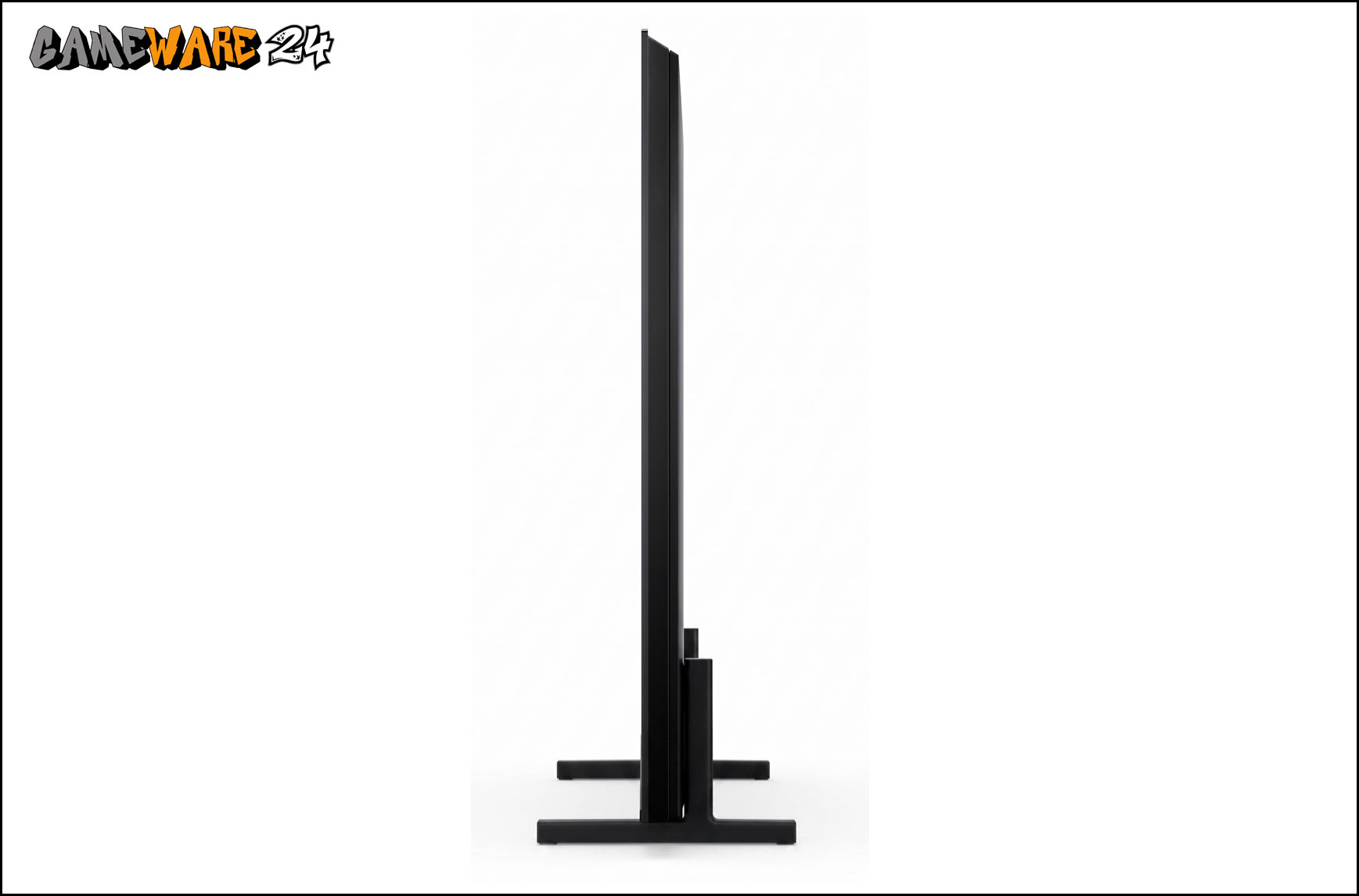 Mit einer Tiefe von 5,2 cm ist der Samsung GMR55R85H spürbar dicker als die schlanken OLED-Fernseher.