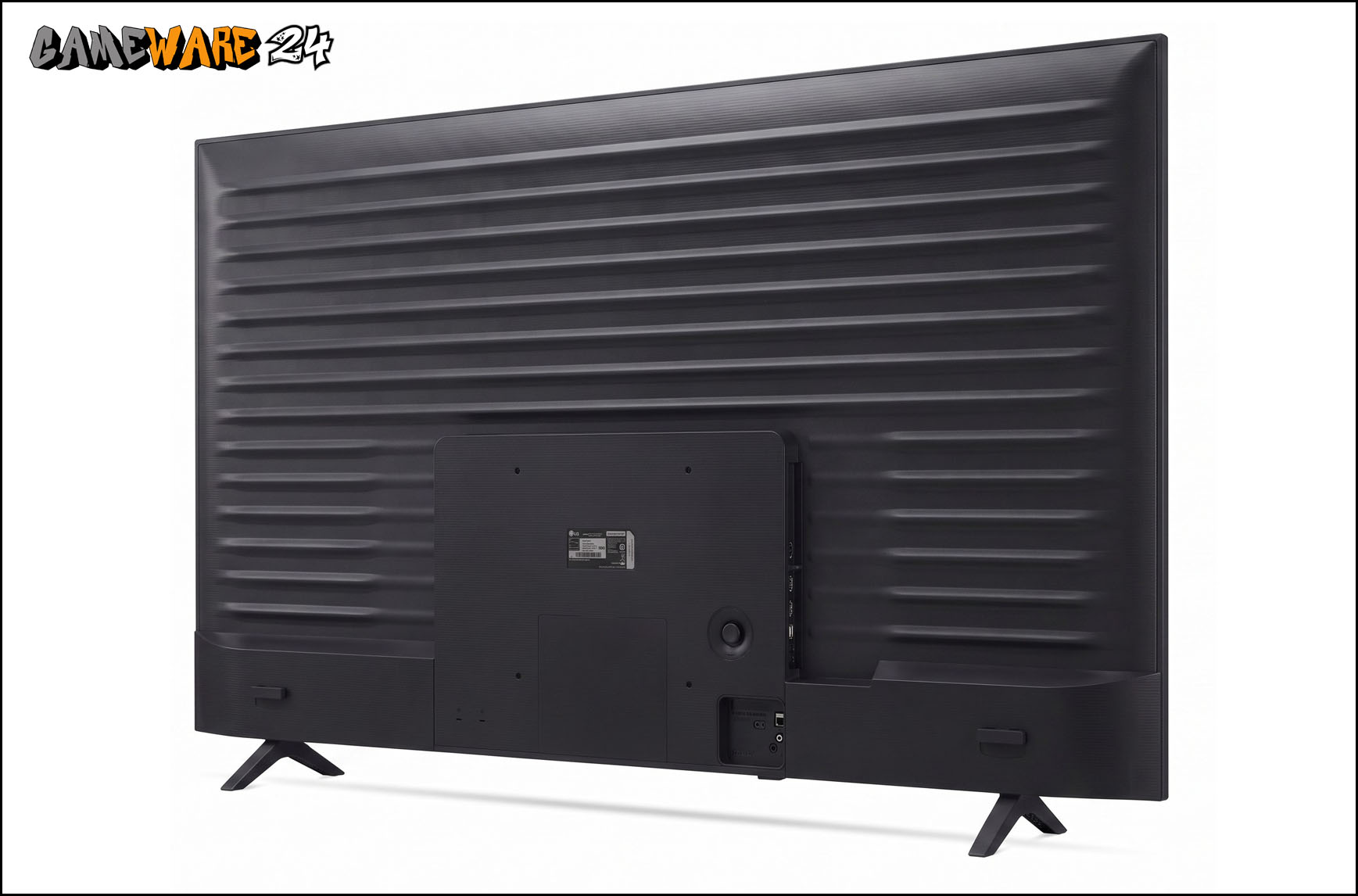 Der LG 50QNED7EB3C macht auch von hinten eine gute Figur.