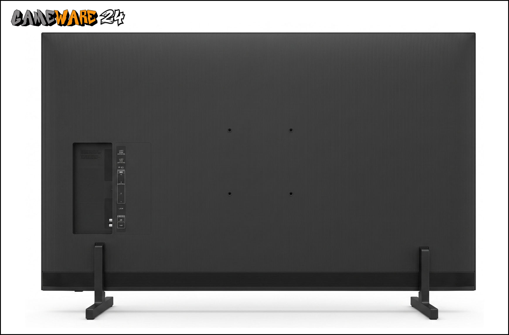 Auch die Rückseite des Samsung GQ55QN80H wirkt sehr edel.