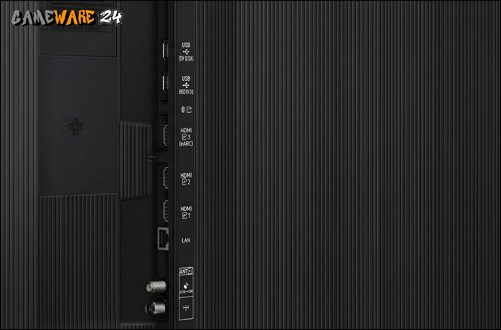 Drei HDMI-Buchsen sind schon etwas knapp geraten.
