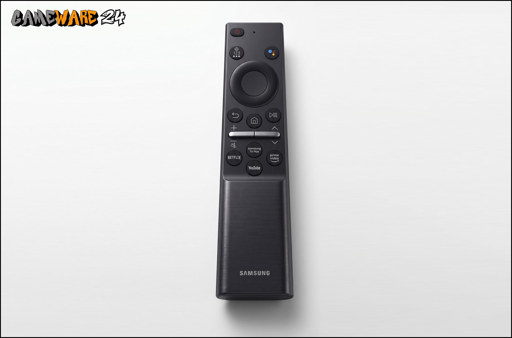 Beim Samsung M80H ist eine normale Smart-Remote-Fernbedienung mit Batterien dabei. Die hochwertigere Solar-Fernbedienung gibt es erst bei den höheren Modellreihen.