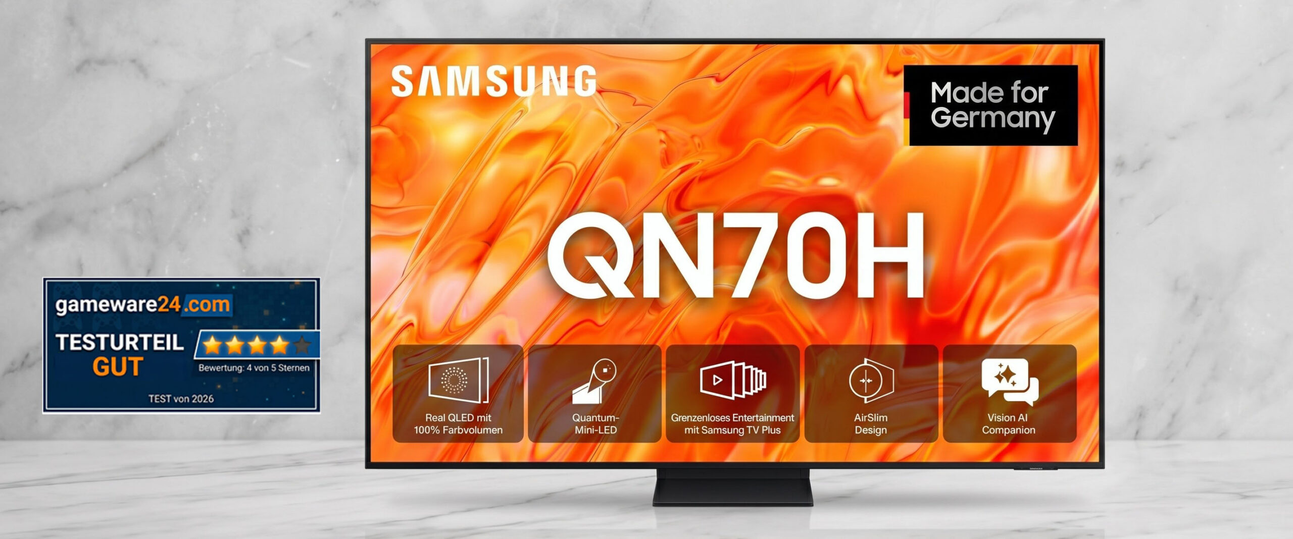 Der Samsung QN70H Neo QLED Fernseher