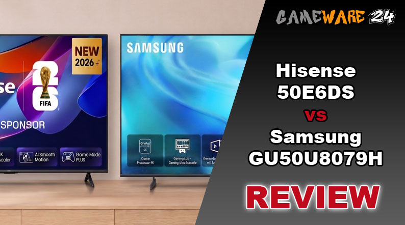 Hisense 50E6DS vs Samsung GU50U8079H