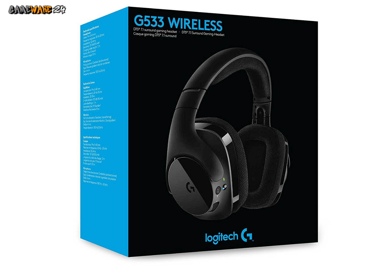 Das Wireless Gaming Headset Logitech G533 im Test