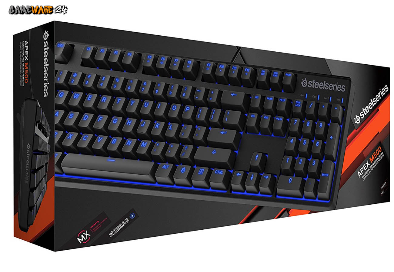 Die Steelseries Apex M500 im Praxis-Test